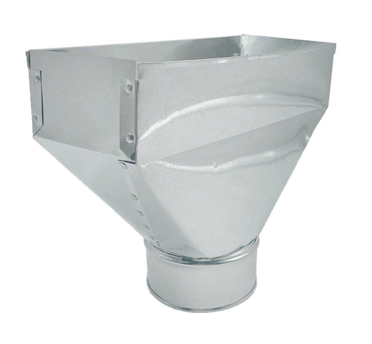 Straight Register Boot - 12&quot; X 6&quot; X 7&quot; Round - HVAC Premium1267FLRSTRT