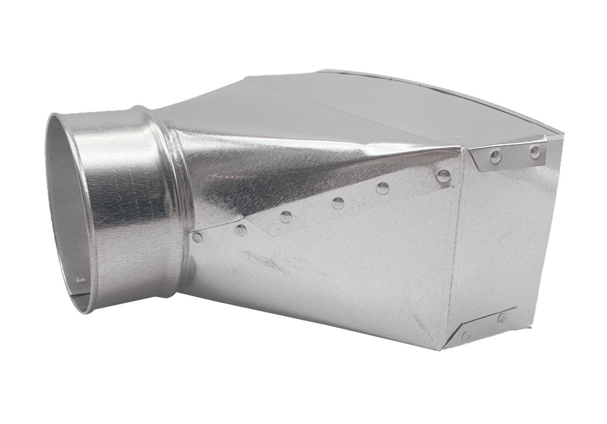 Straight Register Boot - 12&quot; X 6&quot; X 7&quot; Round - HVAC Premium1267FLRSTRT