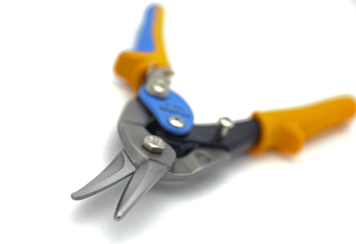 HVAC Premium Straight Cut Aviation Snips - Metal, Tin Cutting Shears