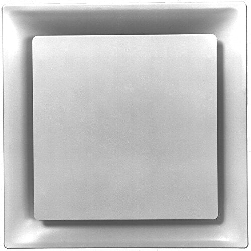 T - Bar Drop Ceiling Grille - Flat Plate Plaque Diffuser - 12&quot; x 12&quot; - 6&quot; Collar - HVAC PremiumFDSG6 12x12