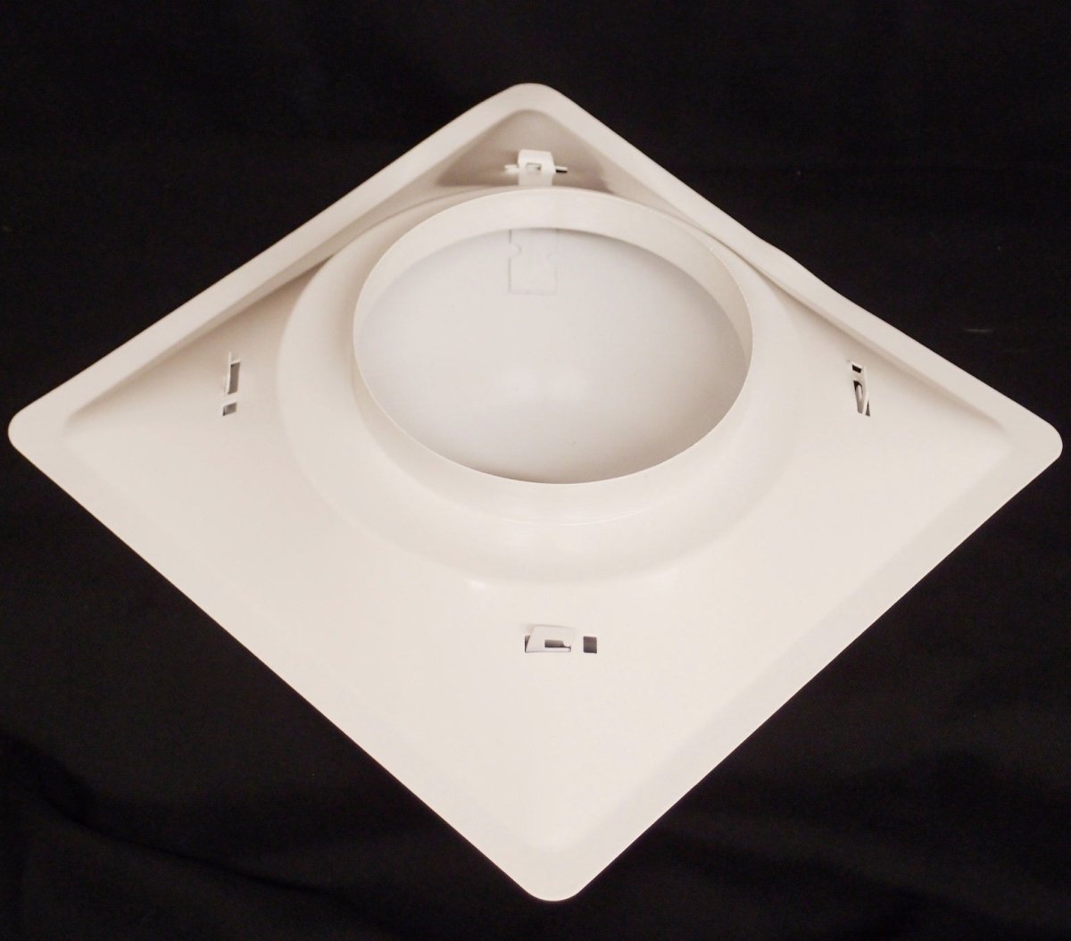 T - Bar Drop Ceiling Grille - Flat Plate Plaque Difsuer - 24&quot; x 24&quot; - 12&quot; Collar - HVAC PremiumFDSG12