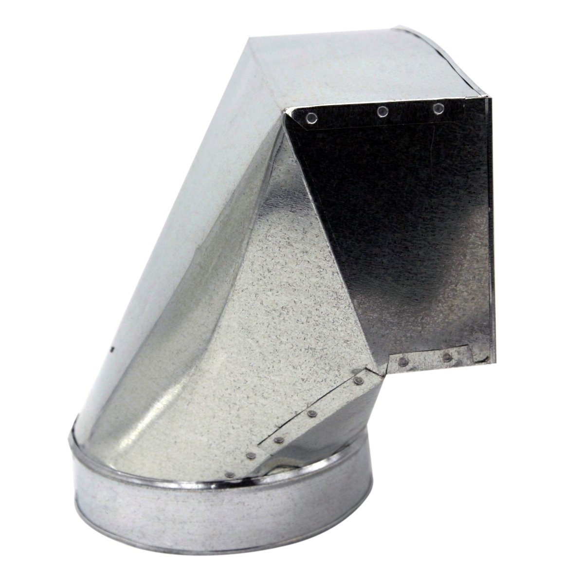 Wall Stack Register 90 Degree Angle Boot | 10&quot; X 4&quot; X 7&quot; | Compatible with Duct 7&quot; - HVAC Premium1047FLR90