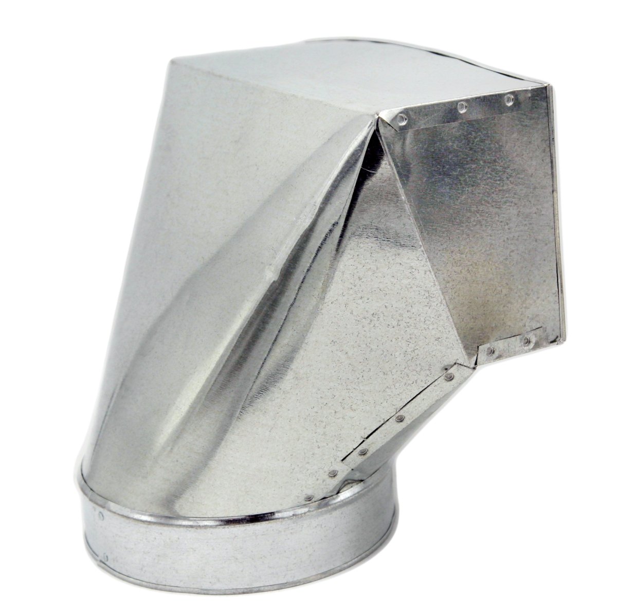 Wall Stack Register 90 Degree Angle Boot | 10&quot; X 6&quot; X 6&quot; | Compatible with Duct 6&quot; - HVAC Premium1066FLR90