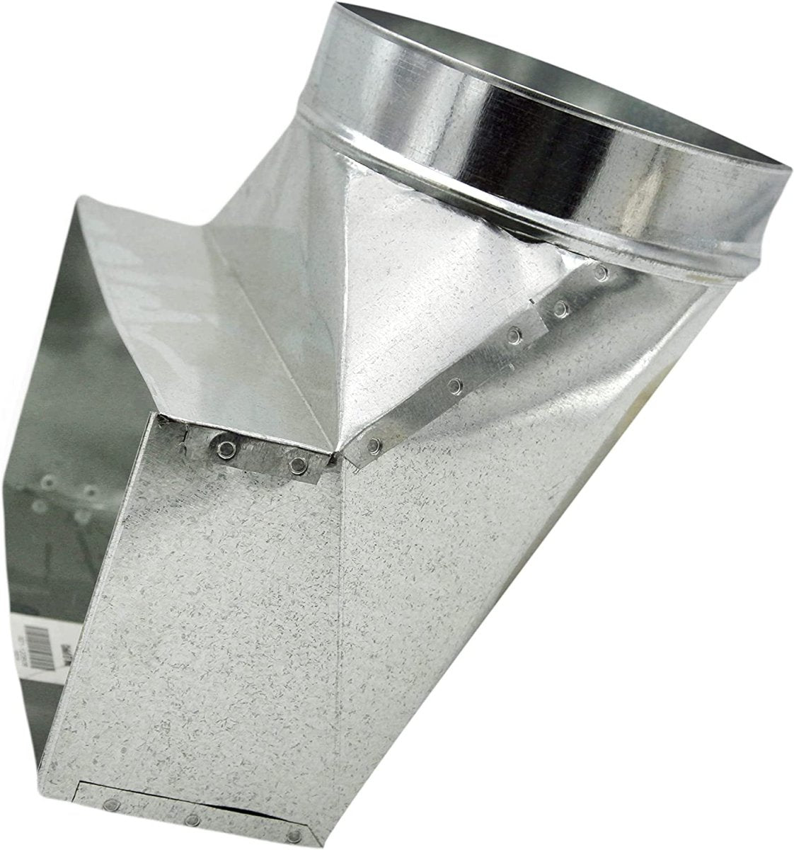 Wall Stack Register 90 Degree Angle Boot | 10&quot; X 6&quot; X 6&quot; | Compatible with Duct 6&quot; - HVAC Premium1066FLR90